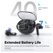 SOUNDPEATS - Audifonos Clear IPX4 Negro