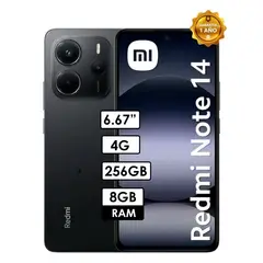 REDMI - Celular Note 14 4G 8GB RAM/ 256GB NEGRO