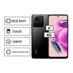 REDMI - Celular Note 12s 8GB RAM 256GB NEGRO