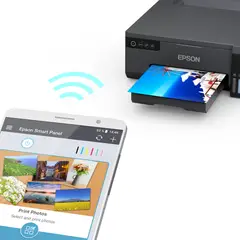 EPSON - Impresora Fotografica Ecotank L8050 PVC CD DVD USB Wi-Fi Direct