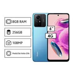 REDMI - Celular Note 12s 8GB RAM 256GB AZUL