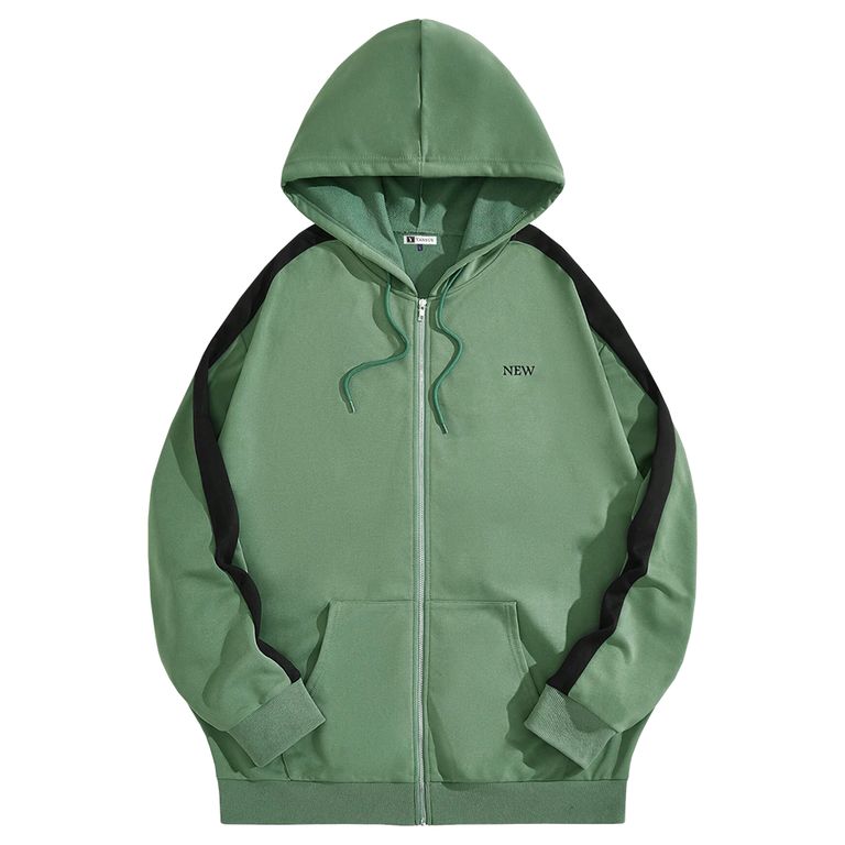 Polera Hombre Verde Estampado New