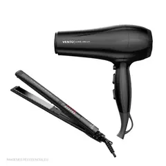 GAMA - Pack Alisadora ELEGANCE + Secadora Mistral