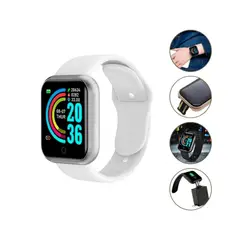 GENERICO - Reloj Inteligente Smartwatch Fit D20 Blanco