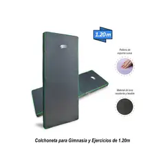 GENERICO - Colchoneta para Gimnasia y Ejercicios de 120cm