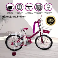 Velox - Bicicleta Campera con Canasta Aro 20 «CANDY» Fucsia