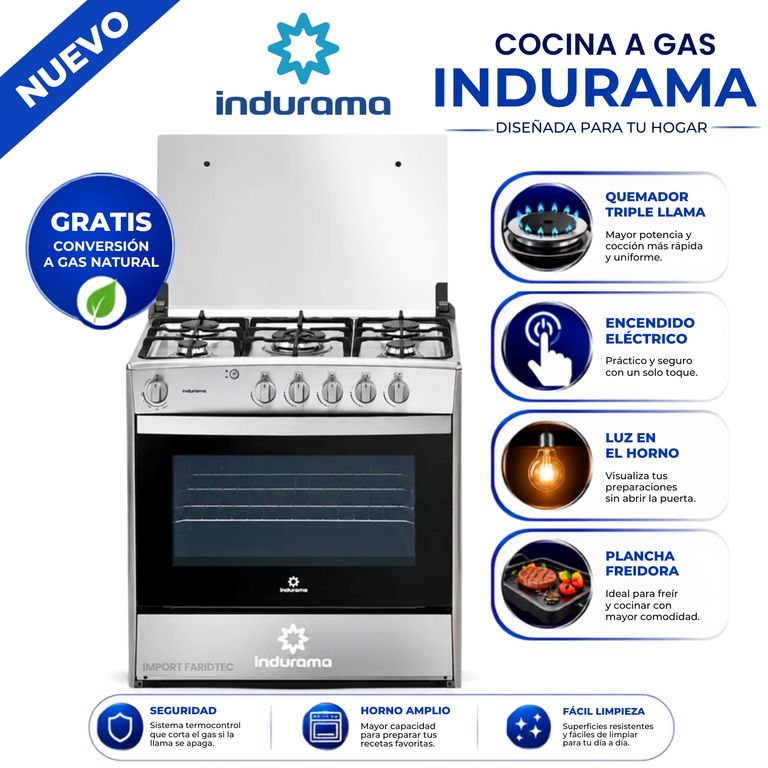 Cocina Cantabria 5 Hornillas Croma