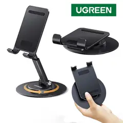 UGREEN - Soporte de Mesa para Celular Tablet aluminio 360 grados