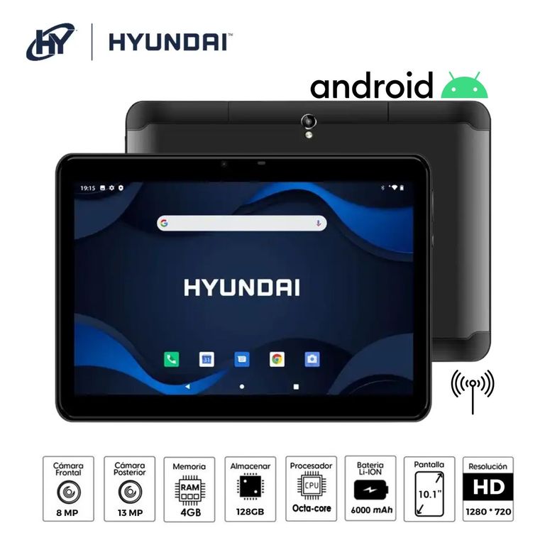Tablet HYTAB PLUS 10LB4 4G LTE 4GB RAM 128GB 10 pulg. HD HT10LB4MSGNA01