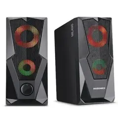 MICRONICS - Parlante Gamer MILANO BLACK MIC S310U 2.0 RGB USB 2.5