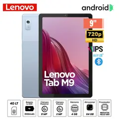 LENOVO - Tablet Tab M9 LTE 9" Pulg. HD 4GB RAM 128GB SSD TB310XU + Folio Case