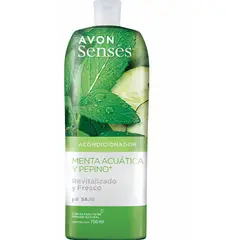 AVON - Senses Acondicionador Menta y Pepino - 750 ml