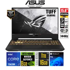 ASUS - Laptop TUF F15 GAMING FX507VV-LP142 Intel Core i7-13620H 15.6" FHD 144Hz 16GB 1TB RTX 4060 8GB