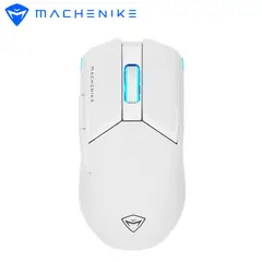 MACHENIKE - Mouse Gamer Inalambrico M7 Pro Blanco 26,000 DPI