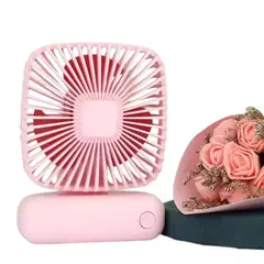 GENERICO - MINI VENTILADOR PORTATIL DE ESCRITORIO RECARGABLE 3 VELOCIDADES