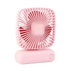 GENERICO - MINI VENTILADOR PORTATIL RECARGABLE DE MANO 3 VELOCIDADES