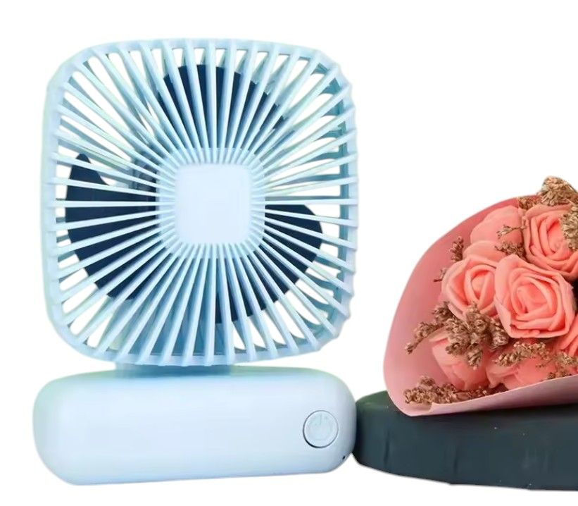 MINI VENTILADOR PORTATIL DE ESCRITORIO RECARGABLE 3 VELOCIDADES