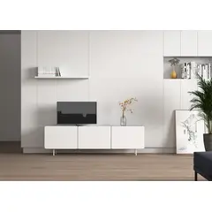 R&R MUEBLES - Mueble de TV 55 Kitahara Blanco