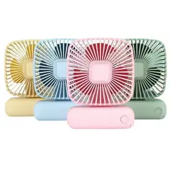 GENERICO - MINI VENTILADOR PORTATIL RECARGABLE DE MANO 3 VELOCIDADES