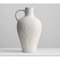 GENERICO - Jarrón florero Wabi Sabi off white