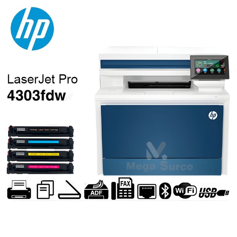 MULTIFUNCIONAL COLOR LASERJET PRO MFP 4303FDW PCSF