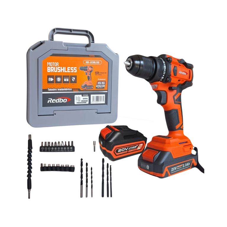 TALADRO PERCUTOR DE IMPACTO 20V 12″ RB-20PBLSS