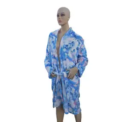 GENERICO - Toallas suave con bolsillo - Celeste