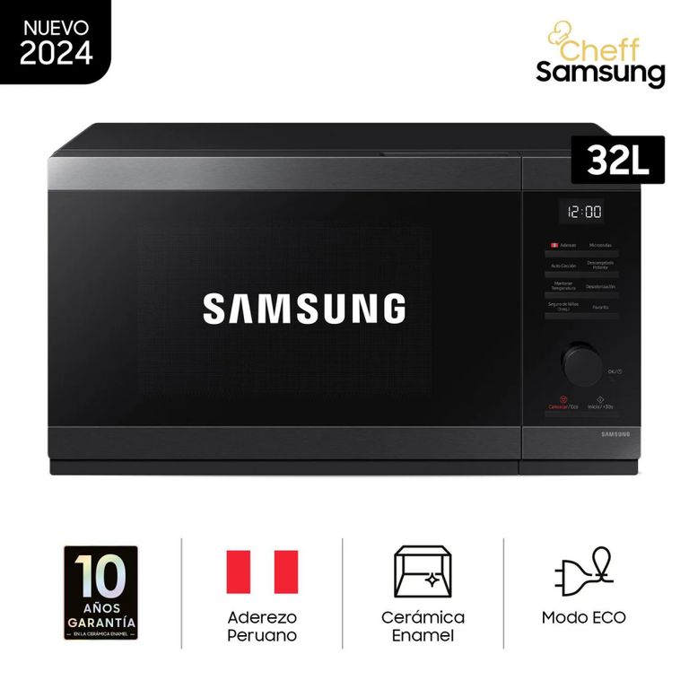 Microondas 32L MS32DG4504AGPE con Cocción al Vapor