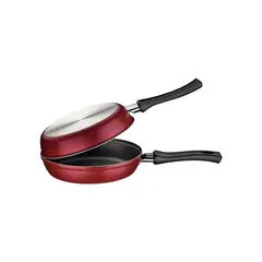 TRAMONTINA - SARTEN OMELETERA 20 CM DIAMETRO ROJO LORETO