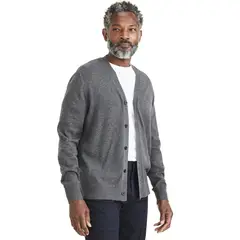 DOCKERS - Chompa Hombre Cardigan Regular Fit Gris