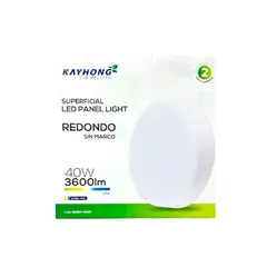 GENERICO - Panel Led Light 40W 3600Lm Luz Fría