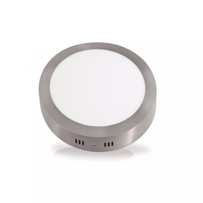 Panel Led Redondo Acerado 20W 1500Lm Luz Fría