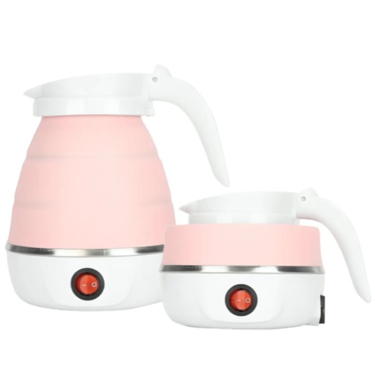 Hervidor De Agua Eléctrico Plegable De Silicona 600ml Color Aleatorio