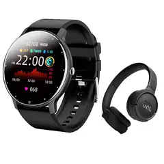 JBL - Audífonos 520BT-Negro y Toumi Fit 2-B watch Reloj inteligente
