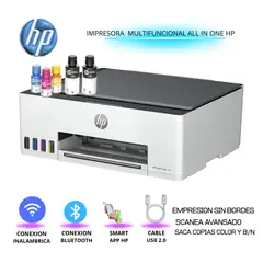 HP - Impresora Todo-en-Uno Smart Tank 580 Multifuncional Inalambrico