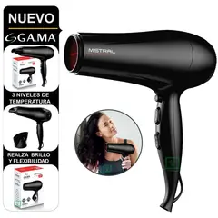 GAMA - Secadora de Cabello Mistral Tourmaline BECHD0000002464