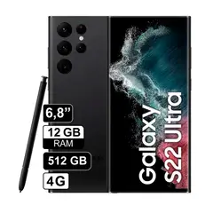 SAMSUNG - Galaxy S22 Ultra 12GB RAM + 512GB - Negro
