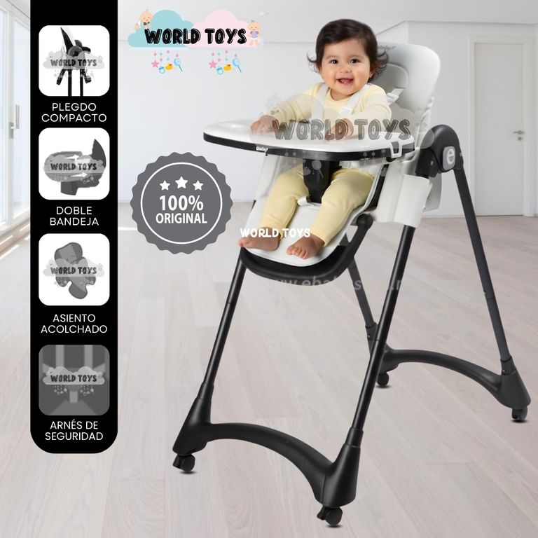 Silla de Comer Plegable «ALAI» White