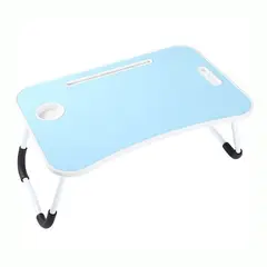 GENERICO - Mesa Para Laptop Plegable Portatil Soporte Multifuncion Cama Azul
