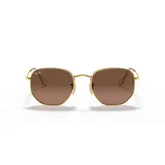 RAY BAN - Lentes De Sol Hexagonal Marrón Ray-ban Dorado RB3548N912443
