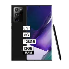 SAMSUNG - Galaxy Note20 Ultra 5G 128 GB negro místico 12 GB RAM - Negro