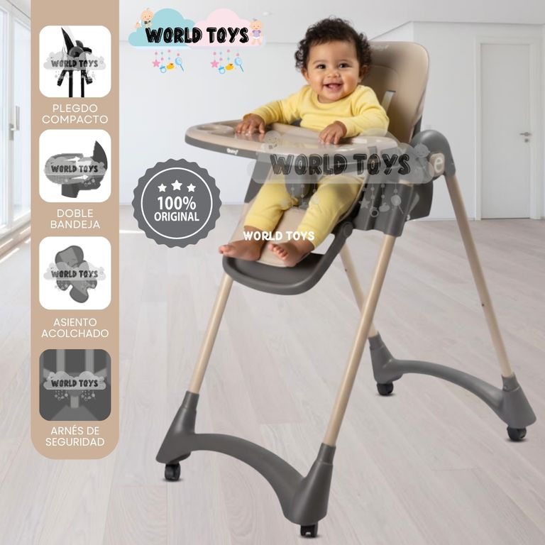 Silla de Comer Plegable «ALAI» Beige