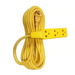 GENERICO - ENCHUFE EXTENSIÓN 9MT AMARILLO