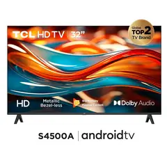 TCL - Televisor 32 Pulg. LED Smart Android Tv HD 32S4500A