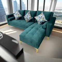 GENERICO - Sofá Mónaco, Seccional 2 piezas - Verde