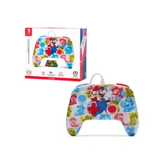 NINTENDO - Mando Switch Power A Mario Hero Reel