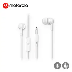 MOTOROLA - AudIfonos IN EAR Wired Con Micro Earbuds 105 Blanco
