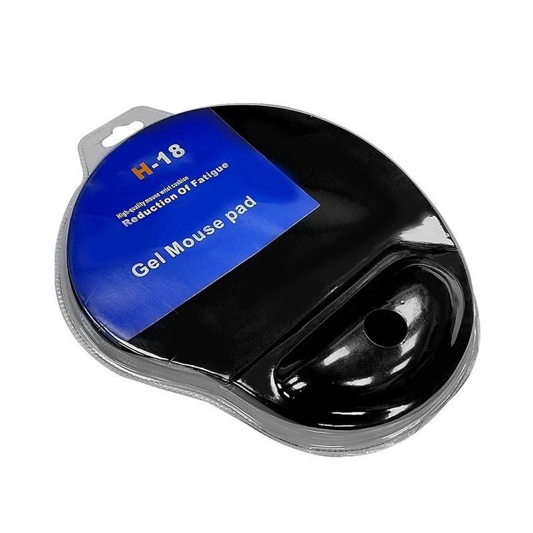 Mouse Pad Gel Apoya Muñeca Ergonomica Negro