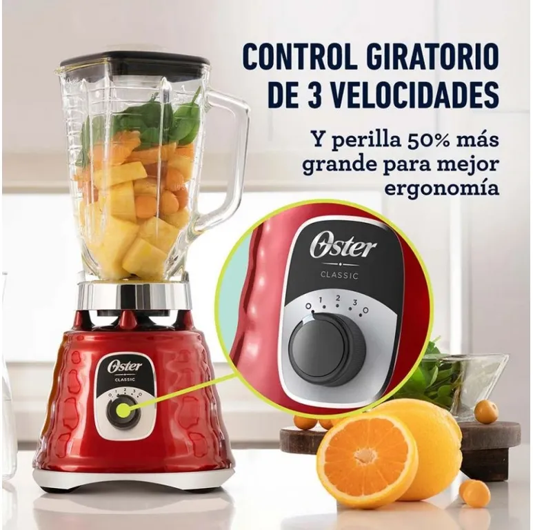 Licuadora Clásica 1.25 litros Roja BLST4126R 053