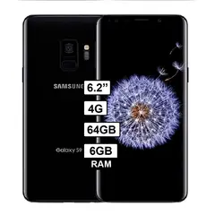 SAMSUNG - Celular Galaxy S9 Plus 6GB RAM 64GB Color Negro